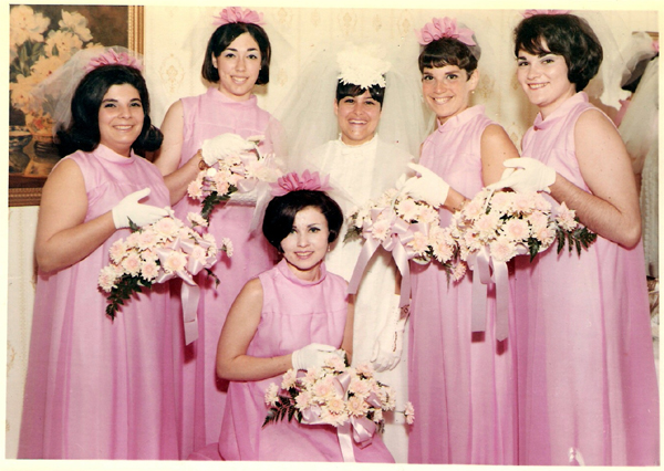 Bride and Bridesmaids