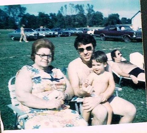 Joel, Dad, Grandma Ann and "That guy"