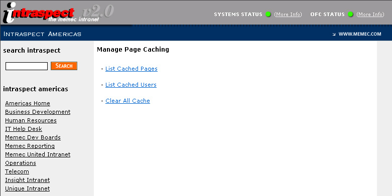 Page Caching