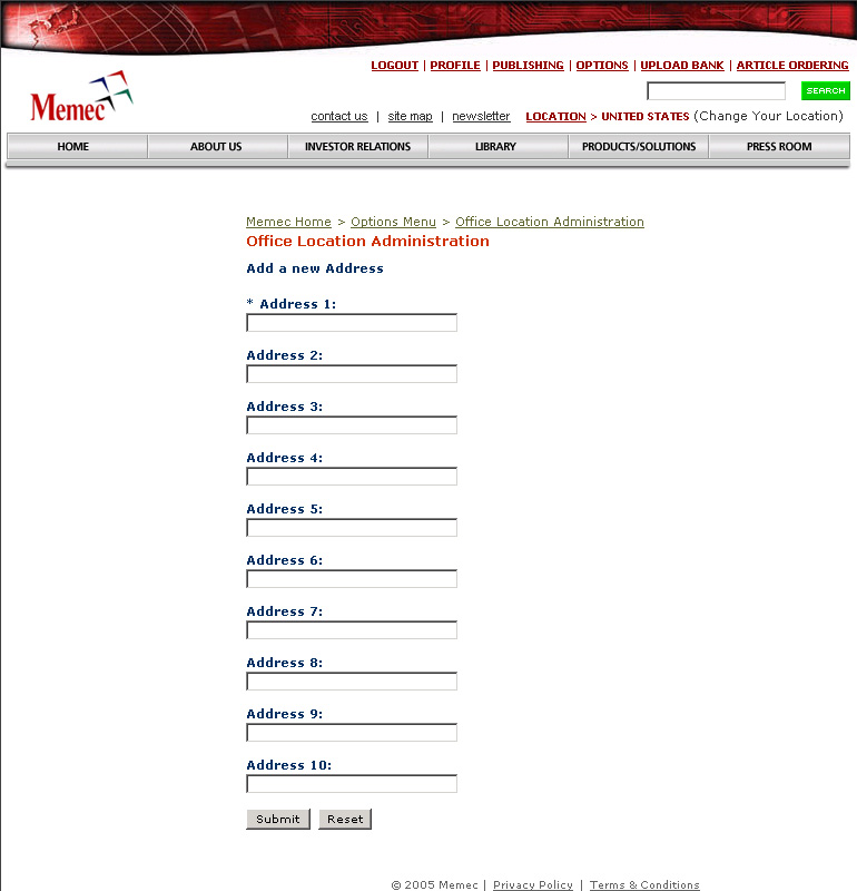 Add an Address