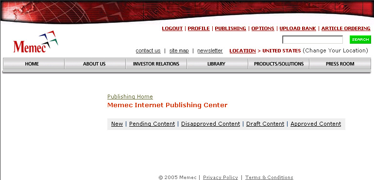 Publishing - Home