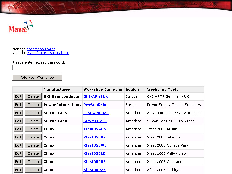 Seminar Database